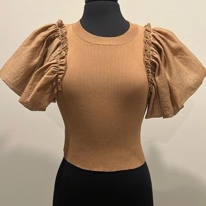 Zara Puff Sleeve Top - Elevated Fashion!